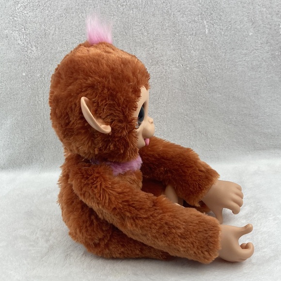 Hasbro Piper Fur Real Interactive Brown Plush Monkey Toy 14” - Picture 10 of 11